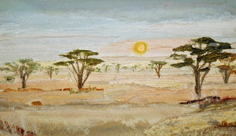 Zonsondergang, Serengeti, Tanzania (tussen ’92-’95)